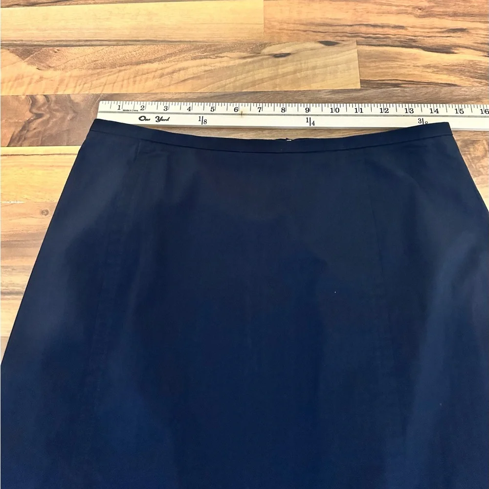J. Crew Black Pencil Midi Skirt Women’s Size 6 Classic Carrer Office